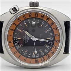 Vintage 1968 Glycine Airman SST Automatic Men's Watch w/ Hack Pin PLEASE READ